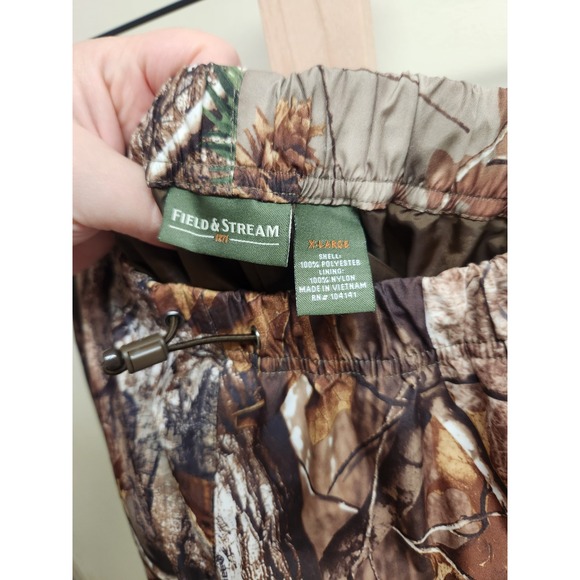 Field & Stream Men's X-Large Camouflage Realtree Hunting Outdoor Pants Elastic - Picture 2 of 2